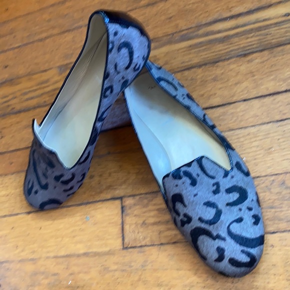 Brazilian Mohair Animal Print Loafer Flats - 8.5 - Picture 2 of 8